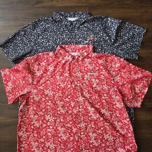 Georgia State Columbia PFG Hawaiian Shirts Size XXL